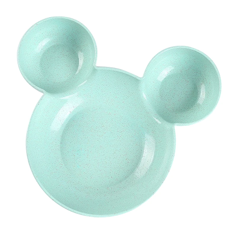 Creative Kids Bowl Sub Salad Plate Pure Natural Plastic Tableware Dinnerware 4 Colors