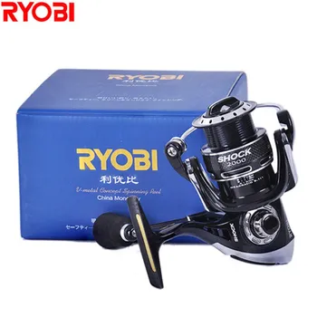 RYOBI Shock 7+1BB Spinning Reels 1000-4000 Size 5.0:1 5.1:1 Drag power 2.5kg 5kg Fishing Reel De Pesca Moulinet Peche en Mer
RYOBI Shock 7+1BB Spinning Reels 1000-4000 Size 5.0:1 5.1:1 Drag power 2.5kg 5kg Fishing Reel De Pesca Moulinet Peche en Mer
