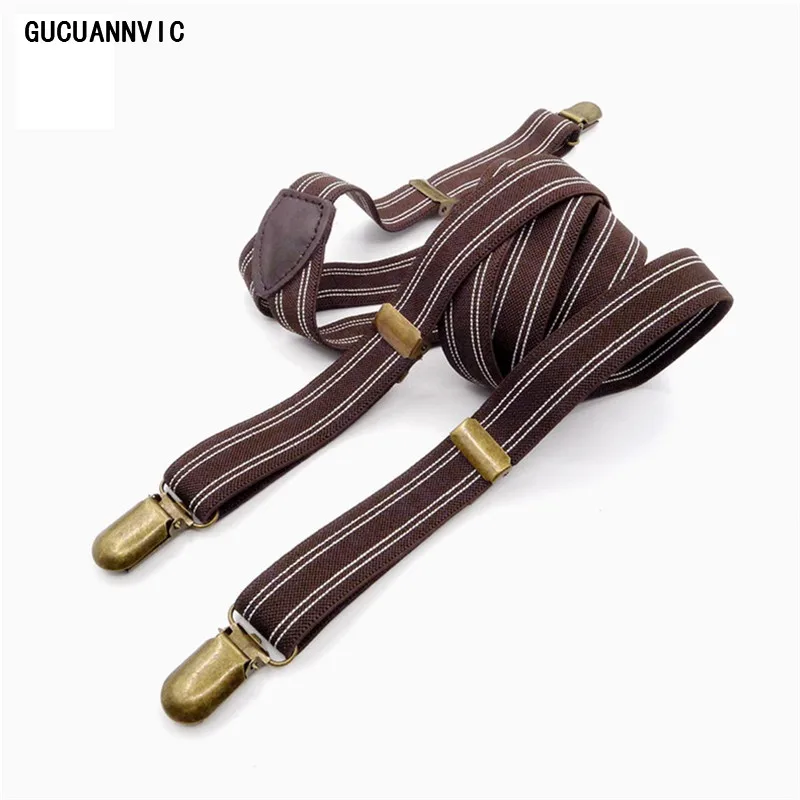 Retro Brown braces stripes elastic adjustable suspenders women men braces wide 2.0CM decorative pants
Retro Brown braces stripes elastic adjustable suspenders women men braces wide 2.0CM decorative pants