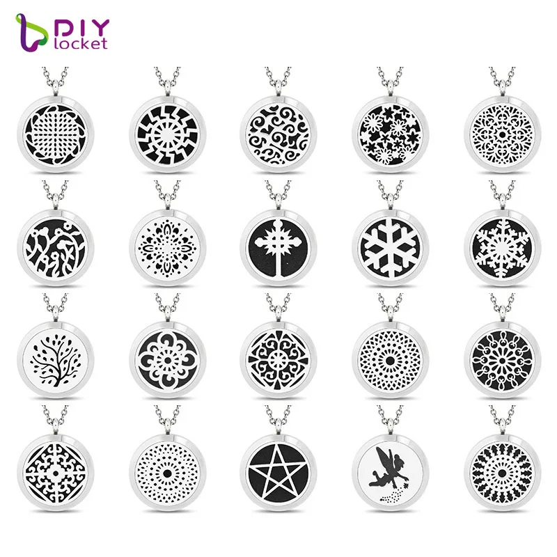 Stainless Steel Aromatherapy Necklace Locket Essential Oil Diffuser Pendant 30mm Diffuser essential oil necklace AA141-160
Stainless Steel Aromatherapy Necklace Locket Essential Oil Diffuser Pendant 30mm Diffuser essential oil necklace AA141-160