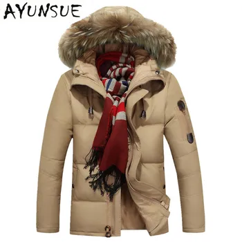 Warm Real Raccoon Fur Collar Hooded Winter Jacket Men 2020 Hot Sale White Duck Down Jacket Men Fashion Short Outerwear WUJ0897
Warm Real Raccoon Fur Collar Hooded Winter Jacket Men 2020 Hot Sale White Duck Down Jacket Men Fashion Short Outerwear WUJ0897
