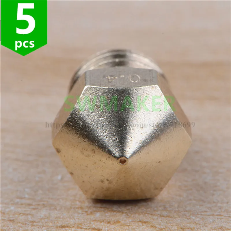 5pcs 3D Printer 0.2mm~2.0mm, brass MK10 Extruder Nozzle M7 thread Creator pro, Dreamer NX 3D Printer
5pcs 3D Printer 0.2mm~2.0mm, brass MK10 Extruder Nozzle M7 thread Creator pro, Dreamer NX 3D Printer