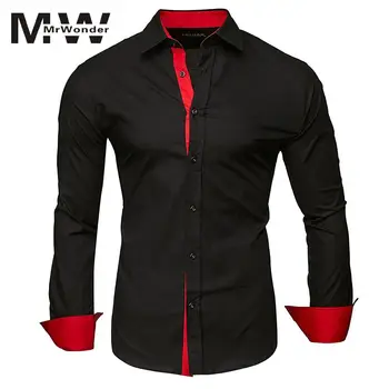 Men Classic Slim Shirts Causal Long-sleeved Shirts Hit Color Lapel Collar Casual Men's Autumn Tops Big Size Plus Size San0
Men Classic Slim Shirts Causal Long-sleeved Shirts Hit Color Lapel Collar Casual Men's Autumn Tops Big Size Plus Size San0