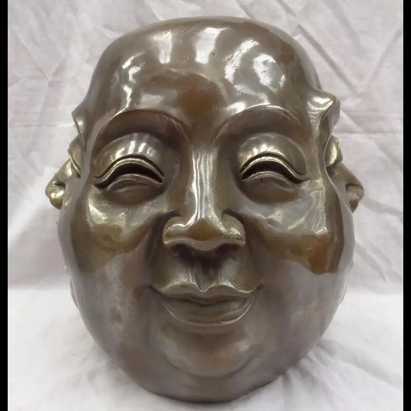 88006285<<<11" Tibet Bronze Buddhist Happy Laughing Xi Nu Ai Le 4 Face Buddha Head Statue
88006285<<<11" Tibet Bronze Buddhist Happy Laughing Xi Nu Ai Le 4 Face Buddha Head Statue