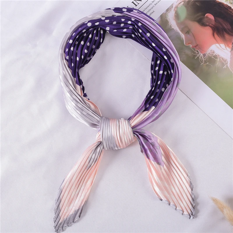 Chiffon Crinkle Scarf Women Square Silk Neck Scarfs for Female Dot Retro Hair Band Scarves Foulard Handkerchief
Chiffon Crinkle Scarf Women Square Silk Neck Scarfs for Female Dot Retro Hair Band Scarves Foulard Handkerchief