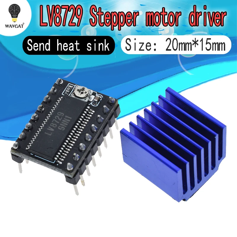 LV8729 Stepper Motor Driver 4-layer Substrate Ultra Quiet Driver LV8729 Driver Support 6V-36V Full Microstep Driver Controll
LV8729 Stepper Motor Driver 4-layer Substrate Ultra Quiet Driver LV8729 Driver Support 6V-36V Full Microstep Driver Controll