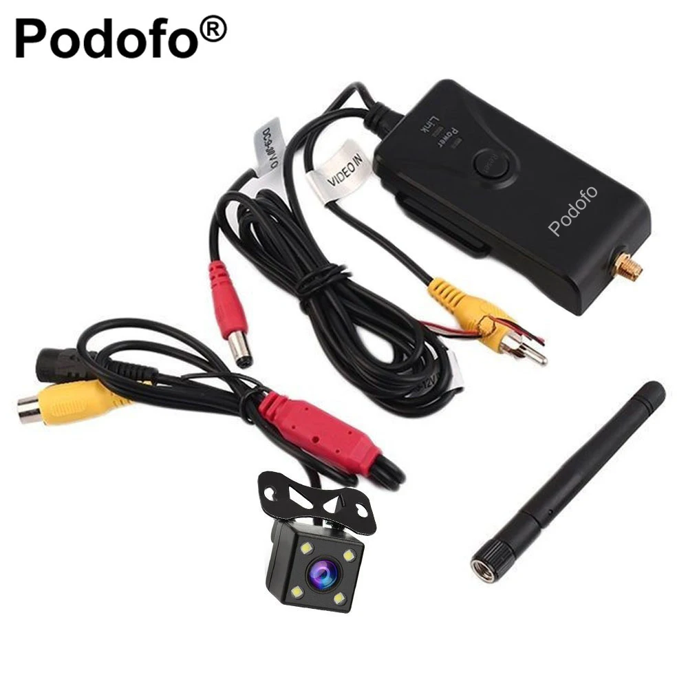 Podofo 903W 2.4G 30fps Realtime Video WIFI Transmitter for FPV Aerial Photography Car Backup Camera AV/DC/Aerial Interface
Podofo 903W 2.4G 30fps Realtime Video WIFI Transmitter for FPV Aerial Photography Car Backup Camera AV/DC/Aerial Interface