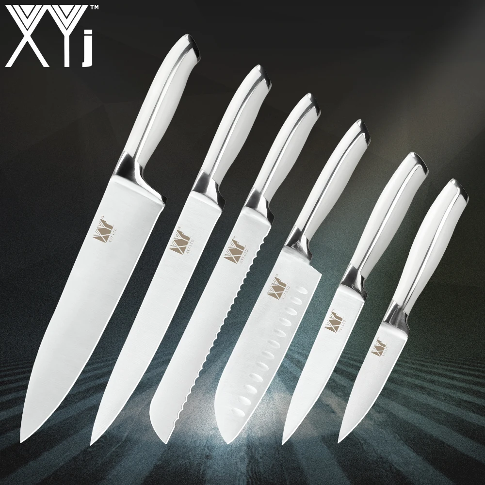 Cooking Kitchen Knives XYj High Grade Stainless Steel Knife Hot Style 8, 8, 8, 7, 5, 3.5 inch Quality Kitchen Knife 6 Piece Set 
Cooking Kitchen Knives XYj High Grade Stainless Steel Knife Hot Style 8, 8, 8, 7, 5, 3.5 inch Quality Kitchen Knife 6 Piece Set