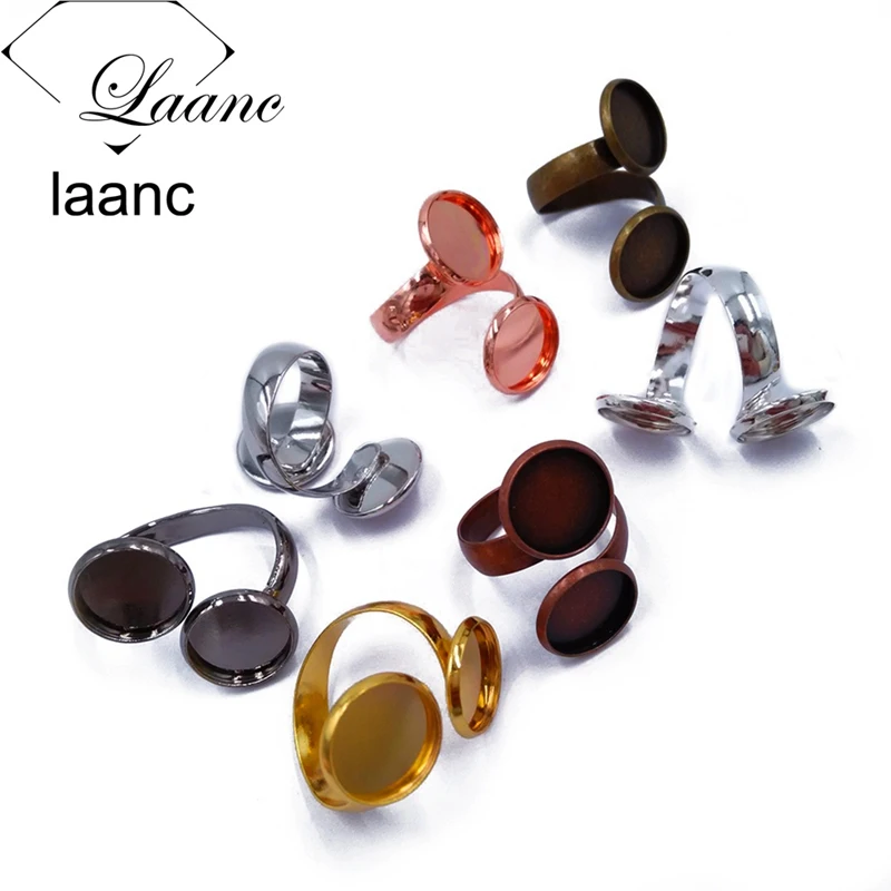 50pcs Silver/Gold/Bronze/Gunmetal/Rhodium/Rose Gold/Copper 10mm 12mm Round Double Bezel Ring Blanks Cabochon Base Settings
50pcs Silver/Gold/Bronze/Gunmetal/Rhodium/Rose Gold/Copper 10mm 12mm Round Double Bezel Ring Blanks Cabochon Base Settings