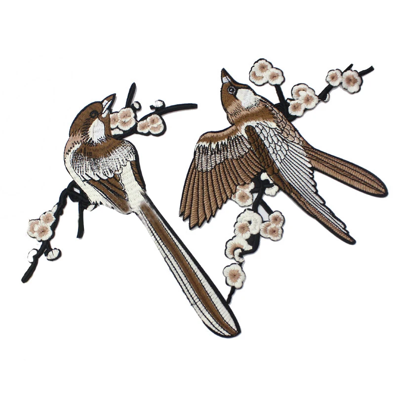 1Pc Iron on Bird Patch Embroidered Magpies Sew on Patches Decorations for Clothing Appliques Sewing DIY Supplies
1Pc Iron on Bird Patch Embroidered Magpies Sew on Patches Decorations for Clothing Appliques Sewing DIY Supplies