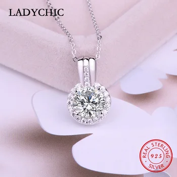 LADYCHIC Authentic 100% 925 Sterling Silver Movable Women Pendant Necklace Shining Luxury Clear Zircon Necklaces Jewelry LNS1012
LADYCHIC Authentic 100% 925 Sterling Silver Movable Women Pendant Necklace Shining Luxury Clear Zircon Necklaces Jewelry LNS1012