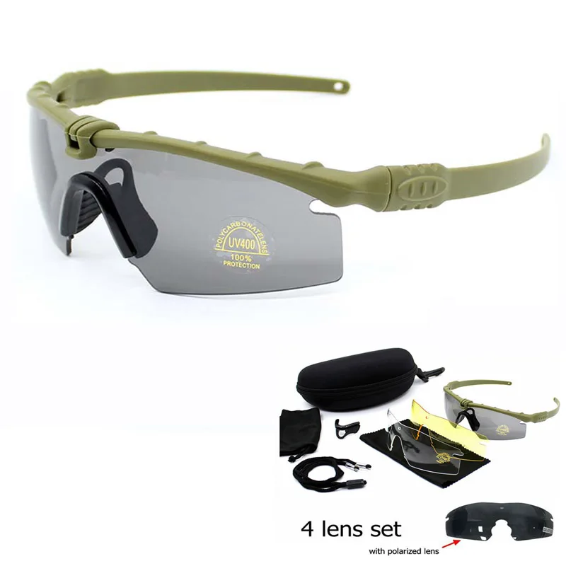 Polarized Tactical Glasses Army Eyewear Military Hunting Shooting Goggles Outdoor Sport Protection Sunglasses Men For CS Wargame
Polarized Tactical Glasses Army Eyewear Military Hunting Shooting Goggles Outdoor Sport Protection Sunglasses Men For CS Wargame