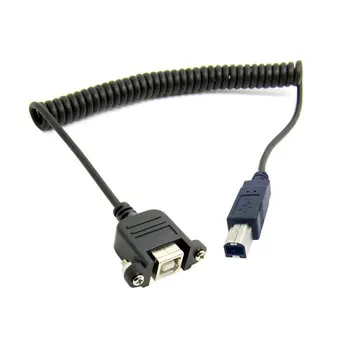 3ft 100cm USB 2.0 B Type Male to B Female Extension Stretch Cable for Printer Scanner & Hard Disk
3ft 100cm USB 2.0 B Type Male to B Female Extension Stretch Cable for Printer Scanner & Hard Disk