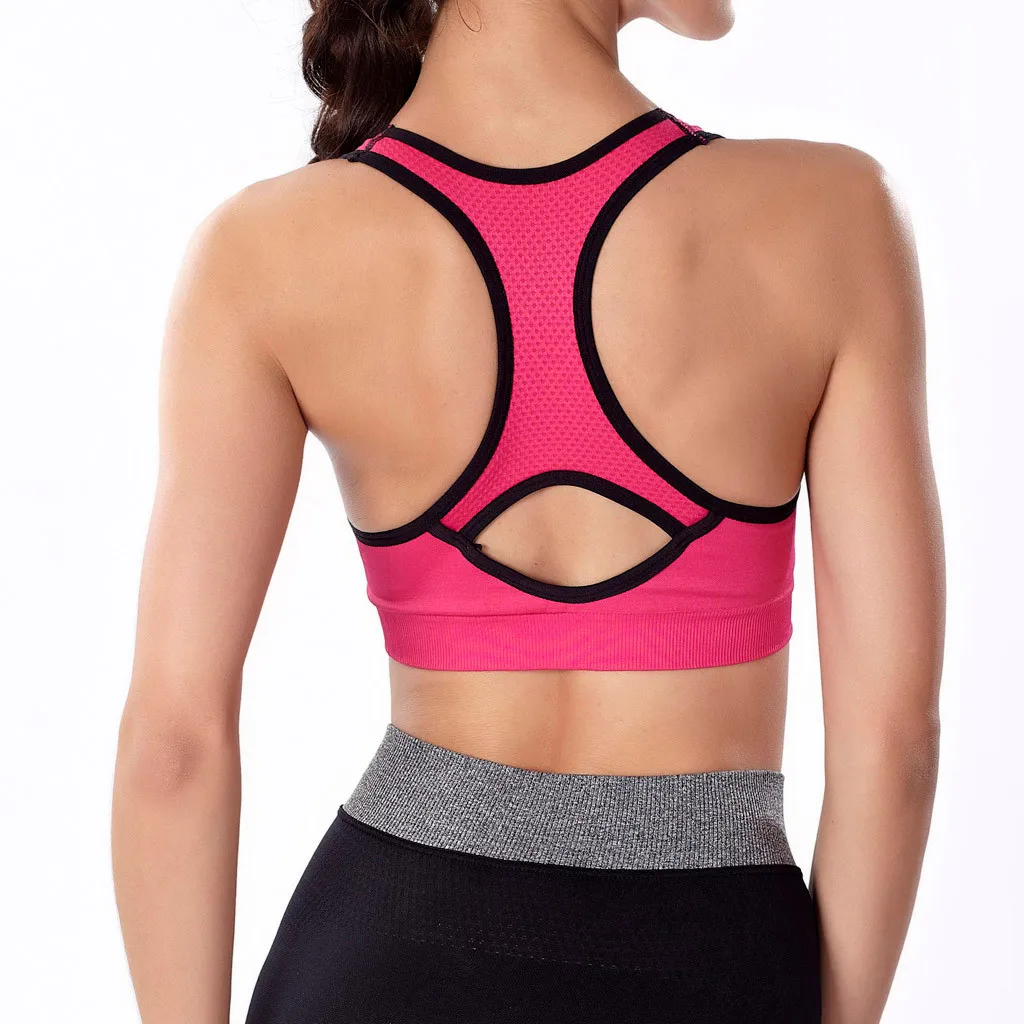 Women's Sports Bra Shock-proof Ring-free Yoga Fitness Underwear Running Bra Tops Running Training Clothes for Womem Hot Sale
Women's Sports Bra Shock-proof Ring-free Yoga Fitness Underwear Running Bra Tops Running Training Clothes for Womem Hot Sale