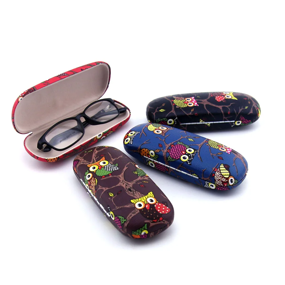 Cute Owl Tree Sunglasses Optical Case Protable PU Hard Eye Glasses Hard Case Eyewear Protector Box clam shell style case
Cute Owl Tree Sunglasses Optical Case Protable PU Hard Eye Glasses Hard Case Eyewear Protector Box clam shell style case
