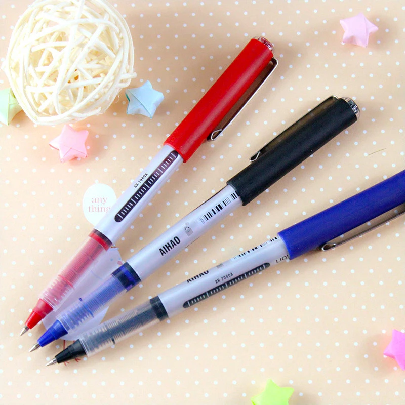 12 pcs/lot Classic Roller TIp Pen Wholesale 3 Color Gel Pens Liquid Ink Office Accessories School Supplies Canetas Escolar
12 pcs/lot Classic Roller TIp Pen Wholesale 3 Color Gel Pens Liquid Ink Office Accessories School Supplies Canetas Escolar