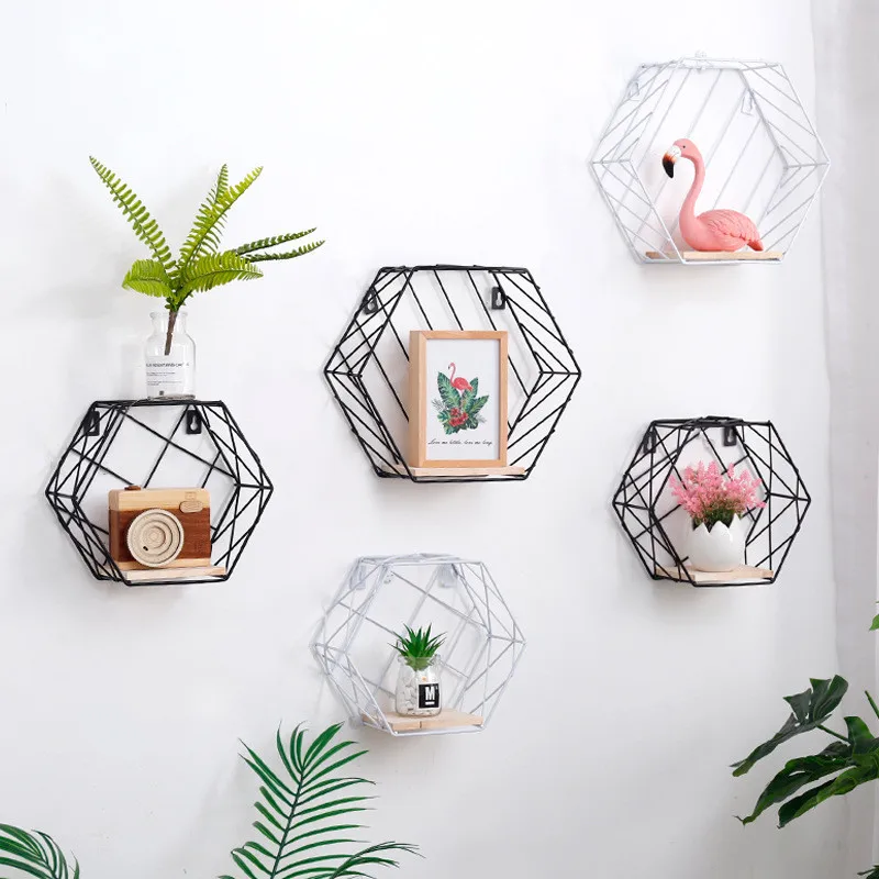 Nordic Hexagon Shelf Metal Wooden Wall Decor Hanging Rack Strip Holder Home Wall Decoration Storage Organizer Table Rack
Nordic Hexagon Shelf Metal Wooden Wall Decor Hanging Rack Strip Holder Home Wall Decoration Storage Organizer Table Rack