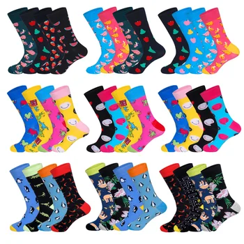 LIONZONE 4Pairs/Lot Fashion Lovely Cartoon Penguin Smile Banana Mens Dress Socks Harajuku Hip Hop Breathable Thermal Socks
LIONZONE 4Pairs/Lot Fashion Lovely Cartoon Penguin Smile Banana Mens Dress Socks Harajuku Hip Hop Breathable Thermal Socks