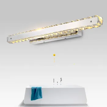 Modern Crystal Bathroom Mirror Light Fashion Designer Bedroom Led Mirror Headlights Free Shipping
Modern Crystal Bathroom Mirror Light Fashion Designer Bedroom Led Mirror Headlights Free Shipping