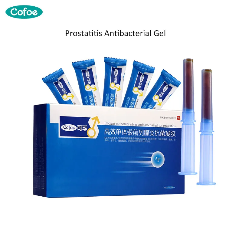 Cofoe Prostatitis Prostatic Gel/Prosta-Gel/Antibacterial Gel 5pcs/lot Chronic Prostatitis Andrology Frequent Urination For Man
Cofoe Prostatitis Prostatic Gel/Prosta-Gel/Antibacterial Gel 5pcs/lot Chronic Prostatitis Andrology Frequent Urination For Man