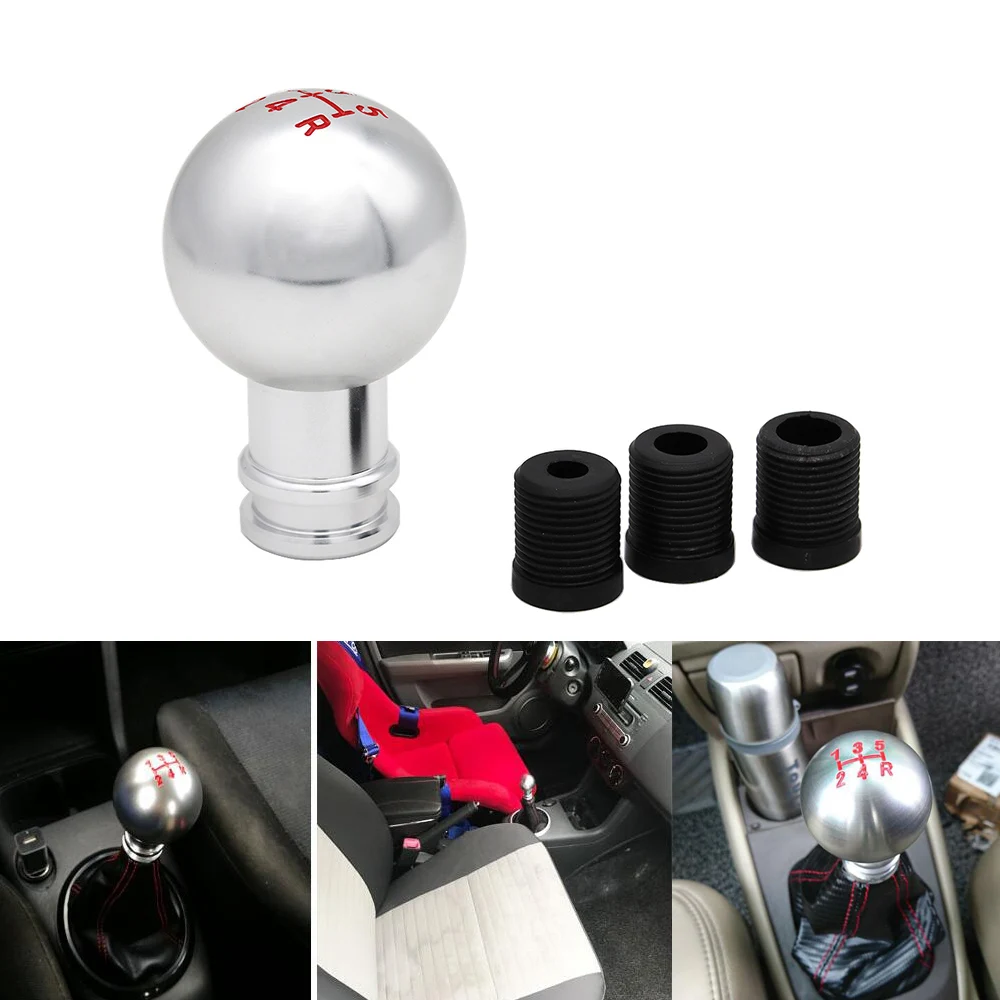 Universal Round 5 Speed Car Racing Sports Lever HandBall Gear Stick Shift Knob Aluminium Alloy Lever Shifter with Plastic Screws
Universal Round 5 Speed Car Racing Sports Lever HandBall Gear Stick Shift Knob Aluminium Alloy Lever Shifter with Plastic Screws