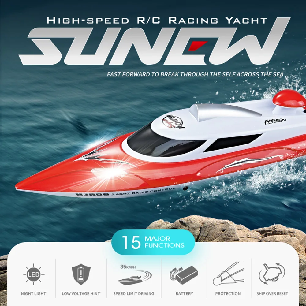 JIAINF HJ806 Mini RC remote control High speed racing boat 2.4GHz Super power waterproof with ship over reset kids water toys
JIAINF HJ806 Mini RC remote control High speed racing boat 2.4GHz Super power waterproof with ship over reset kids water toys