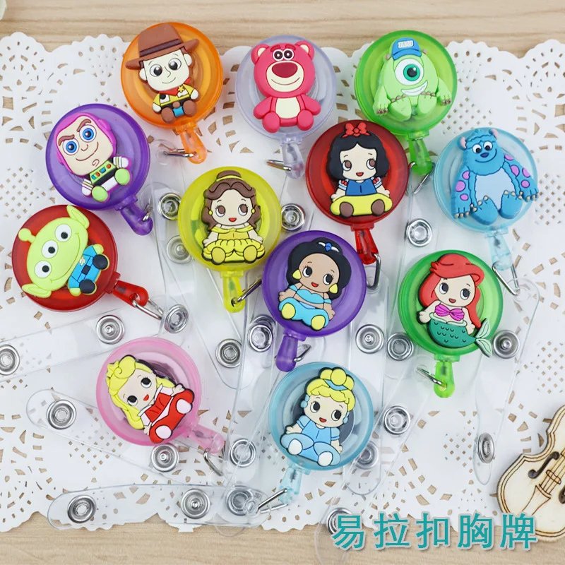 Cartoon Retractable Badge Reel High quality silicone Student Nurse Exihibiton ID Name Card Badge Holder Office Supplies
Cartoon Retractable Badge Reel High quality silicone Student Nurse Exihibiton ID Name Card Badge Holder Office Supplies