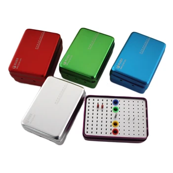1 pc Aluminum Dental Disinfection Box Autoclave Sterilizer Case Burs Endo Files Holder 120 Holes For Burs Dentist Instrument
1 pc Aluminum Dental Disinfection Box Autoclave Sterilizer Case Burs Endo Files Holder 120 Holes For Burs Dentist Instrument