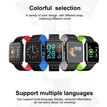 Smart Fitness Bracelet Monitoring Pressure Measurement Heart Rate Monitor Smart Watch Color Screen Wristband For Android IOS
Smart Fitness Bracelet Monitoring Pressure Measurement Heart Rate Monitor Smart Watch Color Screen Wristband For Android IOS