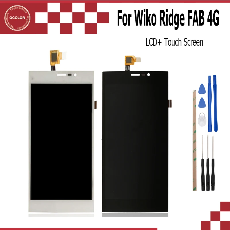 ocolor For Wiko Ridge Fab 4G LCD and Touch Screen Assembly Digiziter Replacement for Wiko Ridge Fab 4G Good quality-Black+Tools
ocolor For Wiko Ridge Fab 4G LCD and Touch Screen Assembly Digiziter Replacement for Wiko Ridge Fab 4G Good quality-Black+Tools
