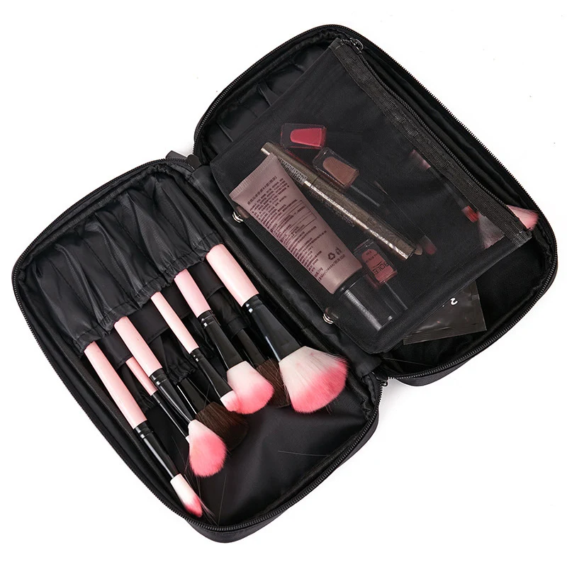 Makeup Brush Bag Organizer Black Women Cosmetic Bag Case Large Capacity Beauty Tool Storage Bags Cosmetic Brushes Pouch Pocket
Makeup Brush Bag Organizer Black Women Cosmetic Bag Case Large Capacity Beauty Tool Storage Bags Cosmetic Brushes Pouch Pocket