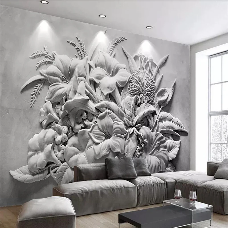 beibehang Wallpapers White Wallpaper Mural 3D Anaglyph Flower Living Room Bedroom TV Sofa Background Wall Painting Wallpaper
beibehang Wallpapers White Wallpaper Mural 3D Anaglyph Flower Living Room Bedroom TV Sofa Background Wall Painting Wallpaper