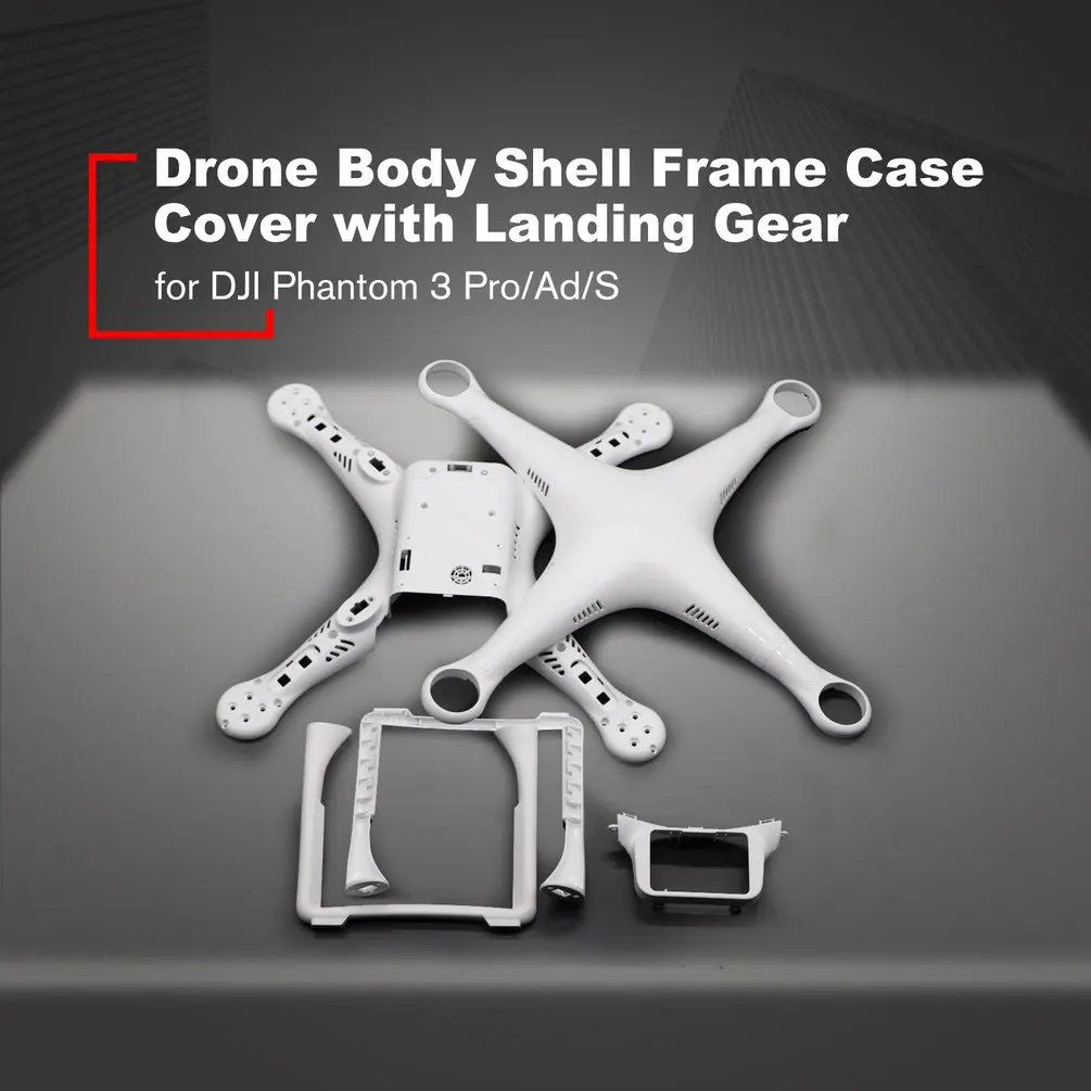 Drone Body Shell Frame Case Cover with Landing Gear for DJI Phantom 3 Professional Advanced Standard Quadcopter Spare Parts
Drone Body Shell Frame Case Cover with Landing Gear for DJI Phantom 3 Professional Advanced Standard Quadcopter Spare Parts