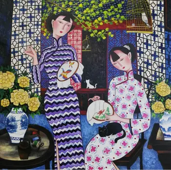 Hand Painted High Quality Canvas Painting Chinese Style Figure Oil Painting on Canvas Wall Art Picture Painting for Living Room
Hand Painted High Quality Canvas Painting Chinese Style Figure Oil Painting on Canvas Wall Art Picture Painting for Living Room