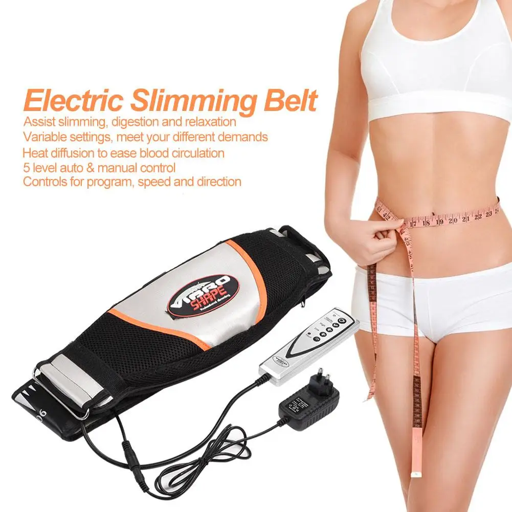 Heated Vibrating Fat Burner for Men//Women Adjustable Length Multi-Function Body Trimmer Electric Slimming Belt