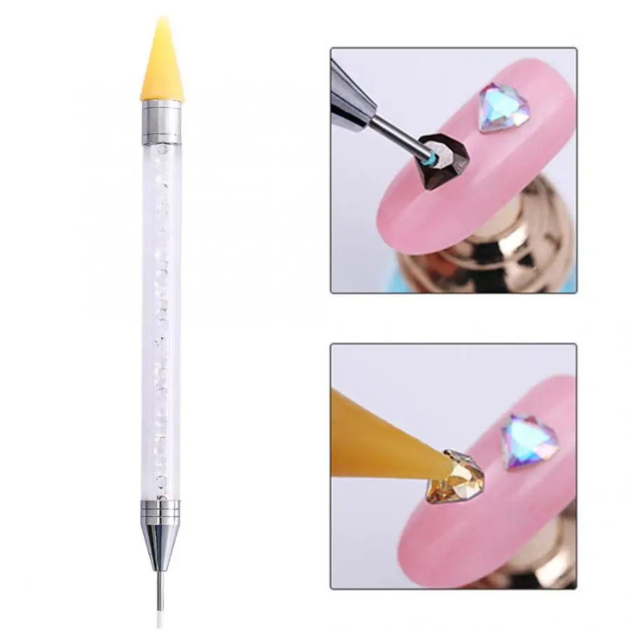 1Pc Dual-ended Dotting Pen Rhinestone Studs Picker Wax Pencil Crystal Beads Handle Nail Art Tool Nail Dotting Pen Dotting Tools
1Pc Dual-ended Dotting Pen Rhinestone Studs Picker Wax Pencil Crystal Beads Handle Nail Art Tool Nail Dotting Pen Dotting Tools