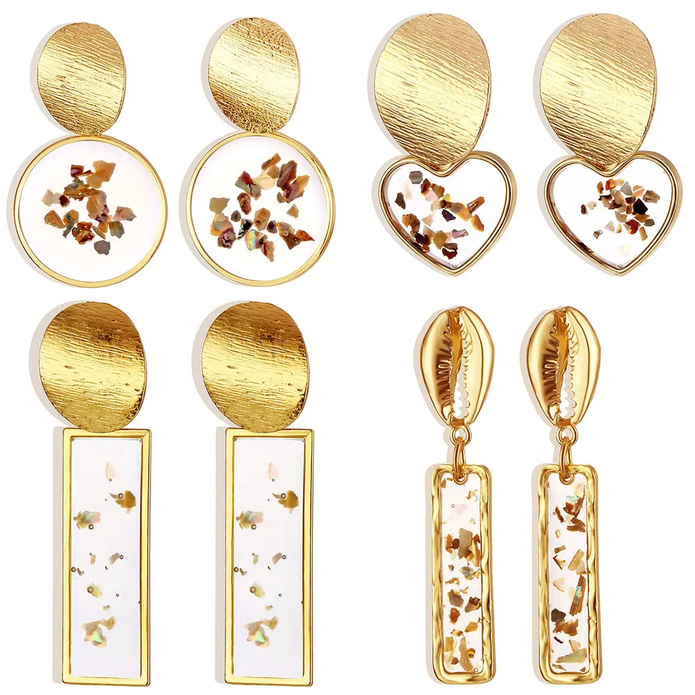 IPARAM Fashion Gold Geometric Alloy Drop Earrings for Women's Statement Love Round Heart DIY Earrings Bijoux Jewelry
IPARAM Fashion Gold Geometric Alloy Drop Earrings for Women's Statement Love Round Heart DIY Earrings Bijoux Jewelry
