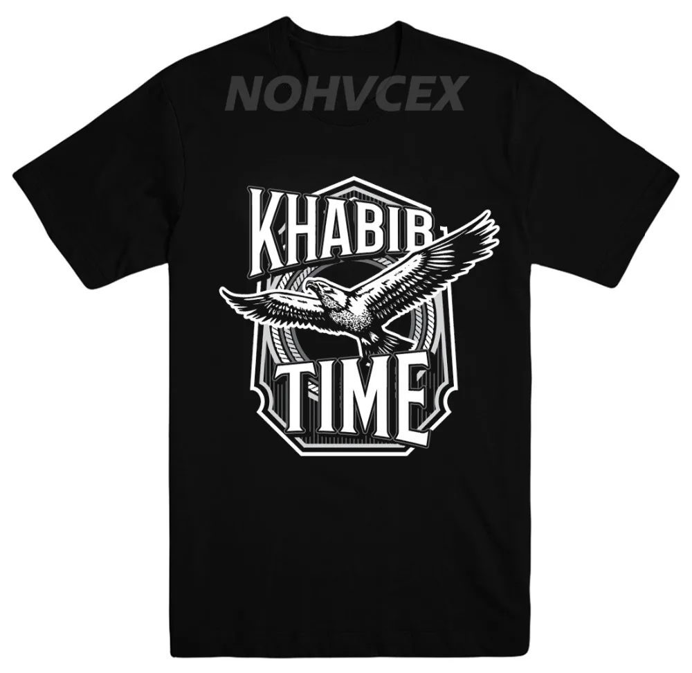 Khabib Nurmagomedov T Shirt Men Short Sleeves Eagle T-shirt Print Khabib tee Shirts Casual Summer Tshirt