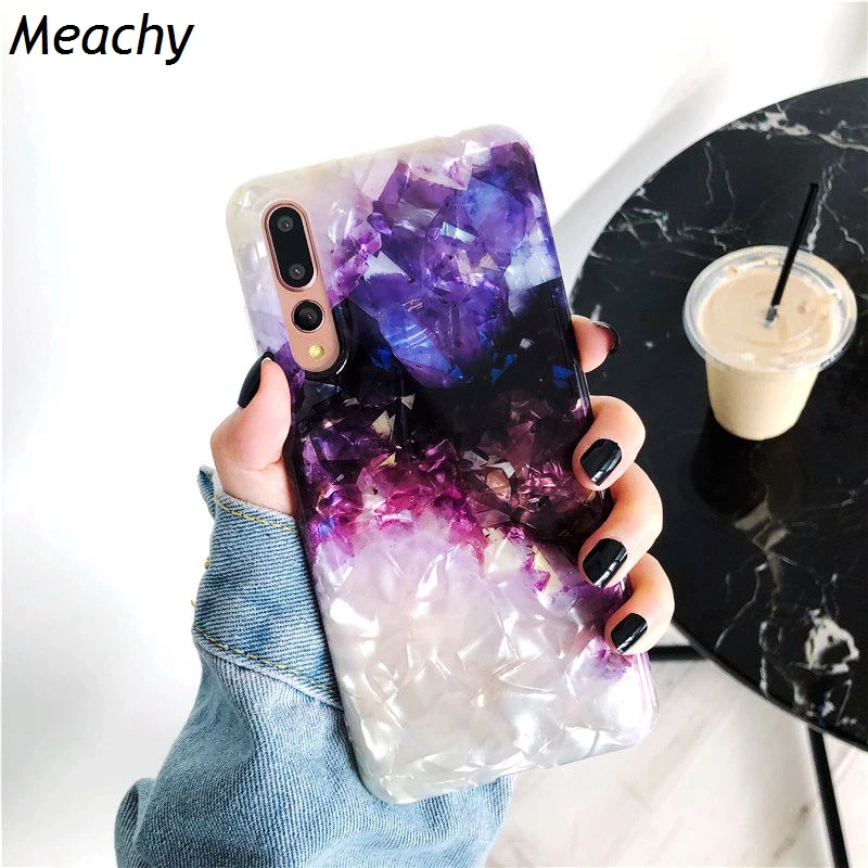 Meachy Gradient Crystal Conch Shell Phone Case For Huawei P30 P20 Pro Mate 20 Pro Honor 10 Luxury Purple Soft Case Cover Funda
Meachy Gradient Crystal Conch Shell Phone Case For Huawei P30 P20 Pro Mate 20 Pro Honor 10 Luxury Purple Soft Case Cover Funda