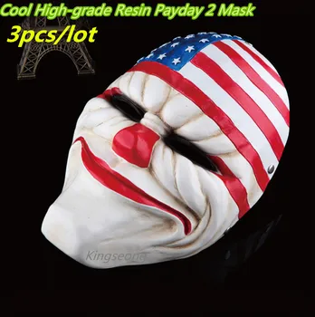 Hot!!! Halloween Masquerade Cosplay New PAYDAY 2 dallas US National flag mask Heist joker clown costume Adult Party Head Mask
Hot!!! Halloween Masquerade Cosplay New PAYDAY 2 dallas US National flag mask Heist joker clown costume Adult Party Head Mask