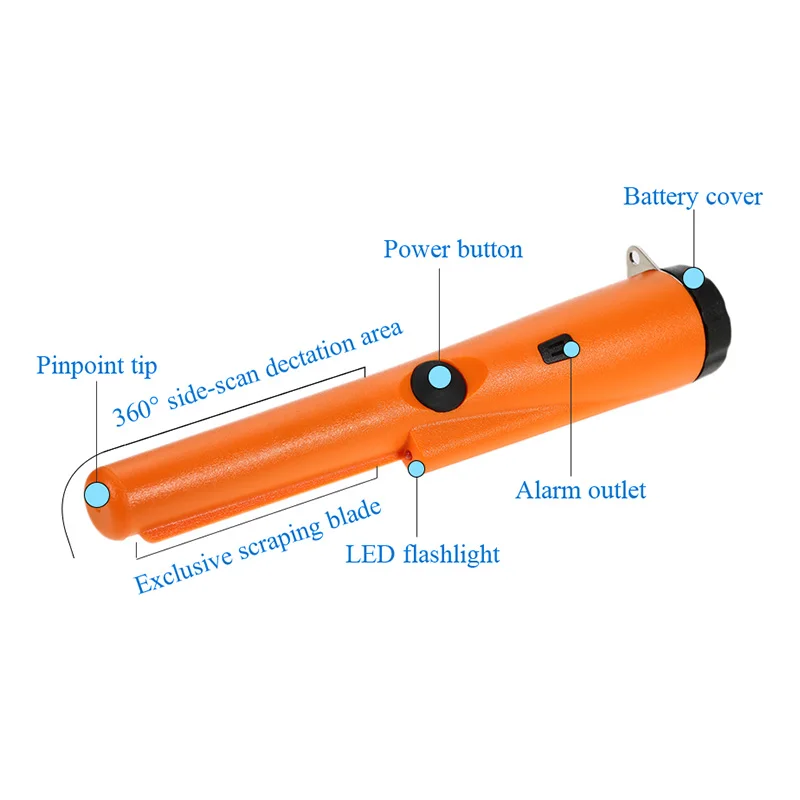 Metal Detector Probe with Holster IP66 Waterproof Dig Treasure Tool Vibration Automatic Tuning Accessories LB88
Metal Detector Probe with Holster IP66 Waterproof Dig Treasure Tool Vibration Automatic Tuning Accessories LB88