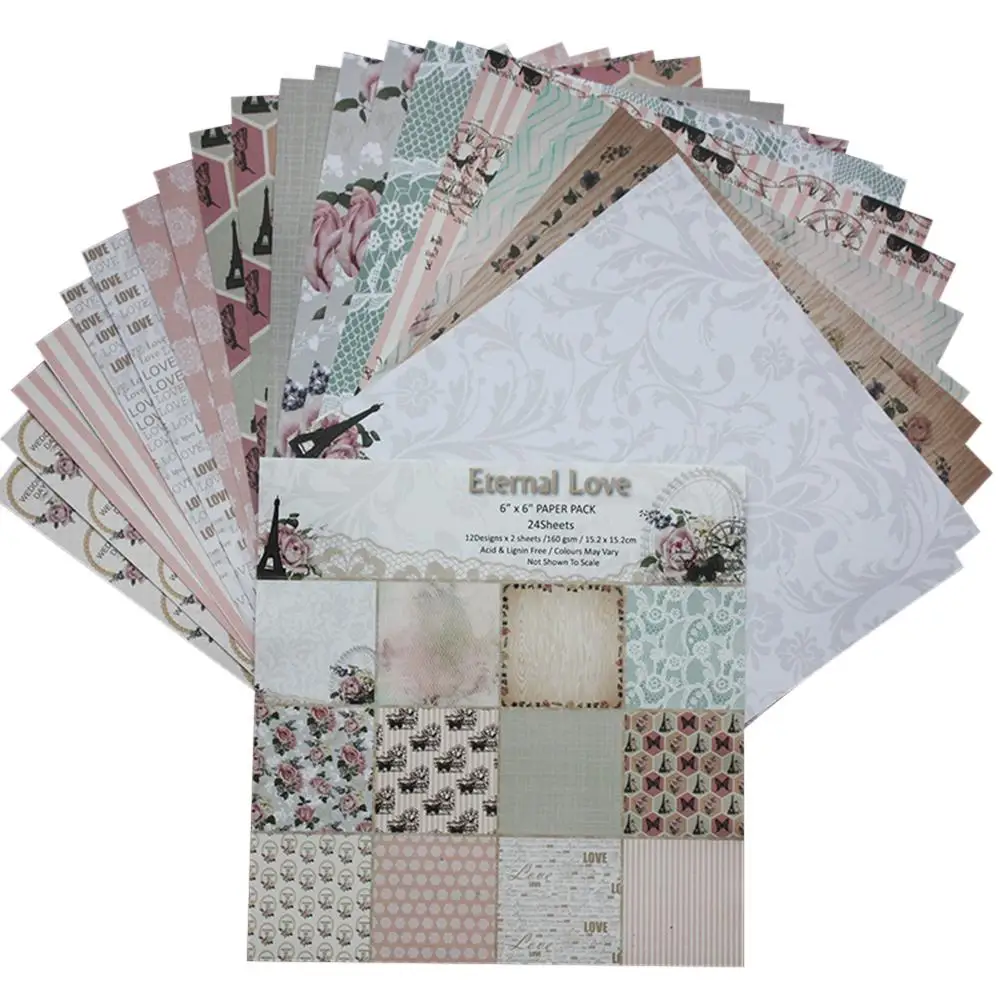24pcs DIY Album Scrapbook Pads Paper Hand Account Card Making Background Paper 6 Inch Single-Sided Pattern Craft Paper
24pcs DIY Album Scrapbook Pads Paper Hand Account Card Making Background Paper 6 Inch Single-Sided Pattern Craft Paper