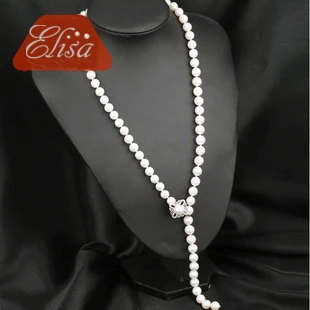 2015 NEW Knotted Pearl Necklaces Natural Pearls 8-9mm Fashion Necklace Women's Pearl Jewelry Mother's Best gifts Handmade Brand
2015 NEW Knotted Pearl Necklaces Natural Pearls 8-9mm Fashion Necklace Women's Pearl Jewelry Mother's Best gifts Handmade Brand