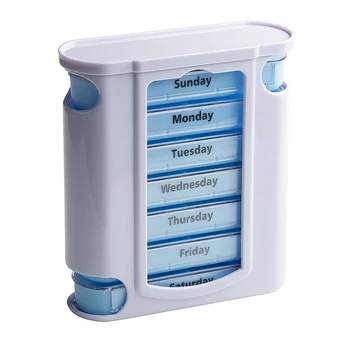 Plastic Medicine Box 28 Cell Portable Drawer Moisture-Proof Organizer Container Case 7 Days Tablet Sorter Box Container
Plastic Medicine Box 28 Cell Portable Drawer Moisture-Proof Organizer Container Case 7 Days Tablet Sorter Box Container