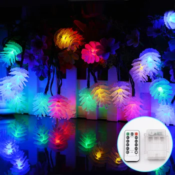 Waterproof black line Christmas Lights,Remote Control LED Fairy lights, Battery Pinecone string lights for Xmas Tree Decoration
Waterproof black line Christmas Lights,Remote Control LED Fairy lights, Battery Pinecone string lights for Xmas Tree Decoration