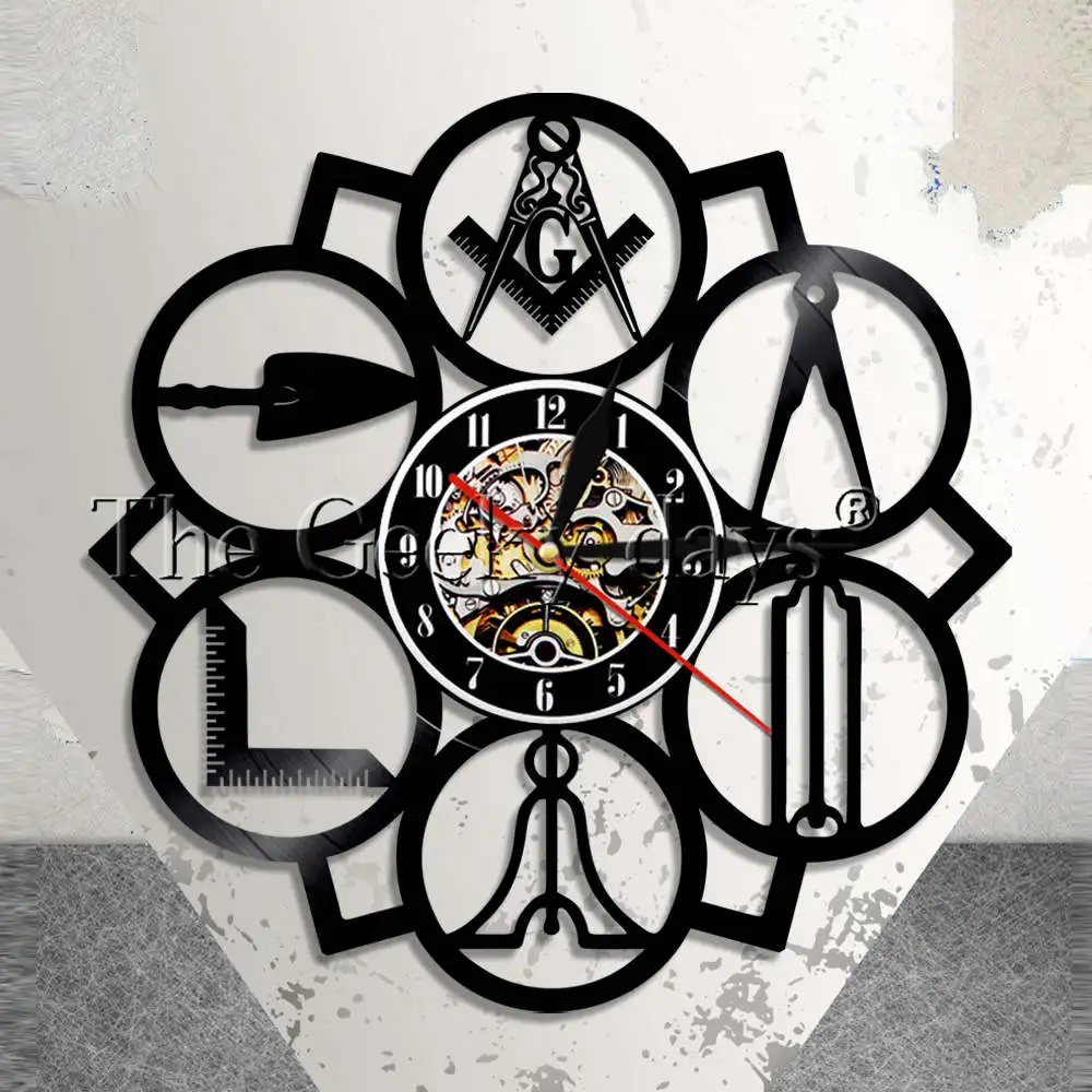 Masonic Logos Wall Clock Free Mason Vintage Vinyl Record Clock Masonry Ornament Modern Wall Clock Decorative Timepiece Gift
Masonic Logos Wall Clock Free Mason Vintage Vinyl Record Clock Masonry Ornament Modern Wall Clock Decorative Timepiece Gift