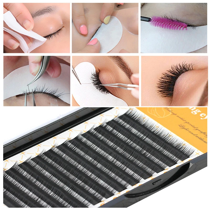 Eyelash Extension Grafting False Eye Lashes Wave 0.05mm C Black Silk Professionals Eyelashes Extension Cilios for Beauty
Eyelash Extension Grafting False Eye Lashes Wave 0.05mm C Black Silk Professionals Eyelashes Extension Cilios for Beauty
