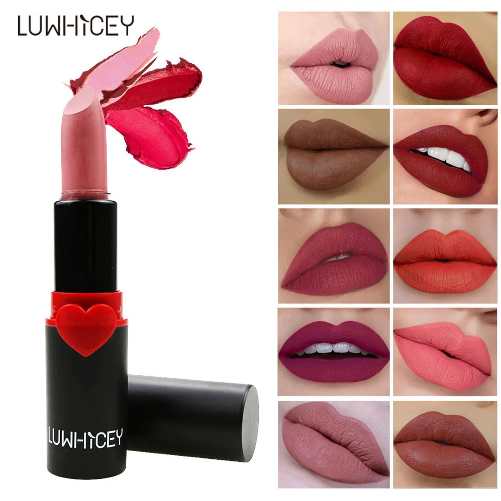 New Women 10 colors Vampire Style Makeup Lipstick Lip Gloss Waterproof Long Lasting Pigment Waterproof Lipgloss Velvet MatteG605
New Women 10 colors Vampire Style Makeup Lipstick Lip Gloss Waterproof Long Lasting Pigment Waterproof Lipgloss Velvet MatteG605