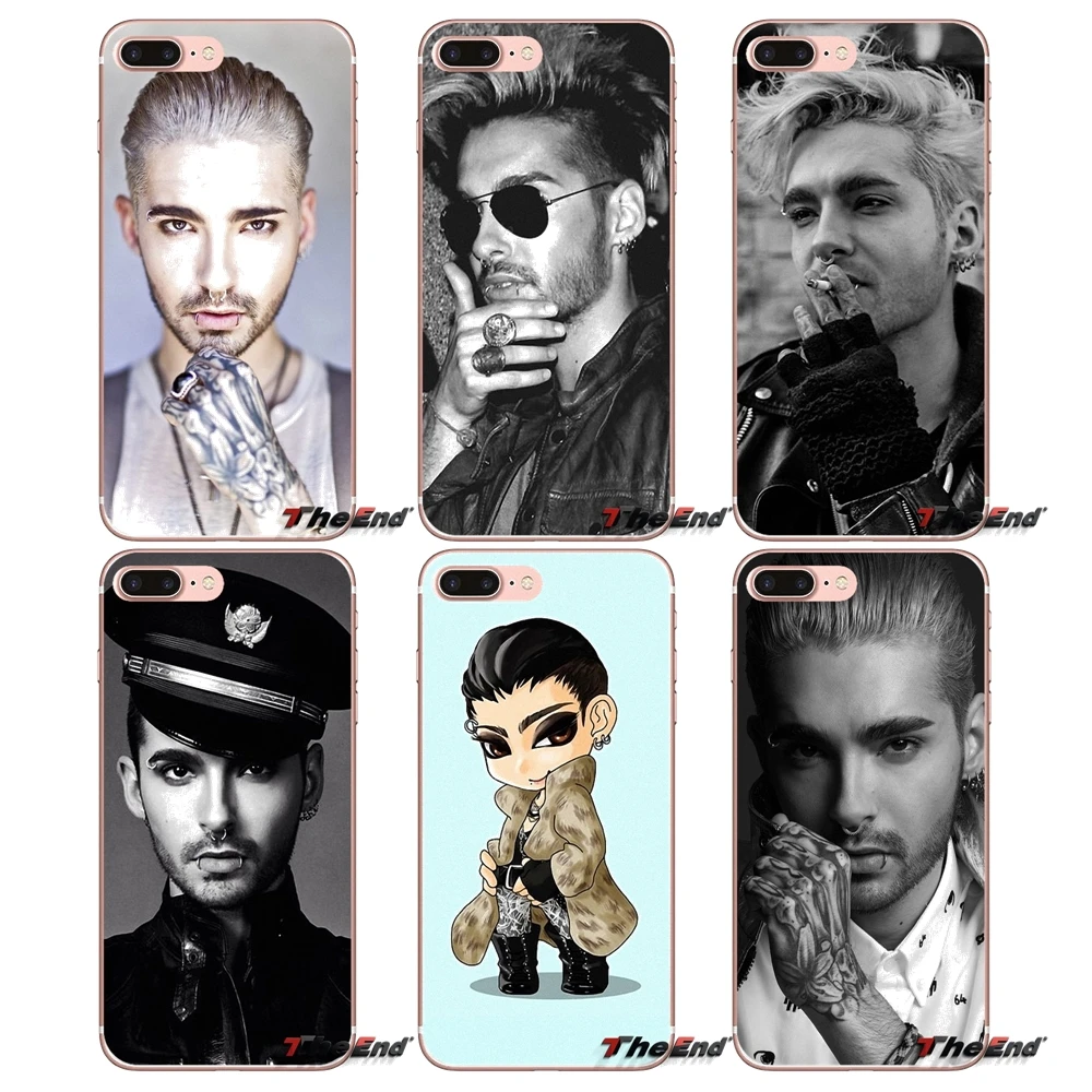 Прозрачные мягкие чехлы Билл каулитц Tokio Hotel для Apple iPhone X 4 4S 5 5S SE 5C 6 6s 7 8 плюс Plus |