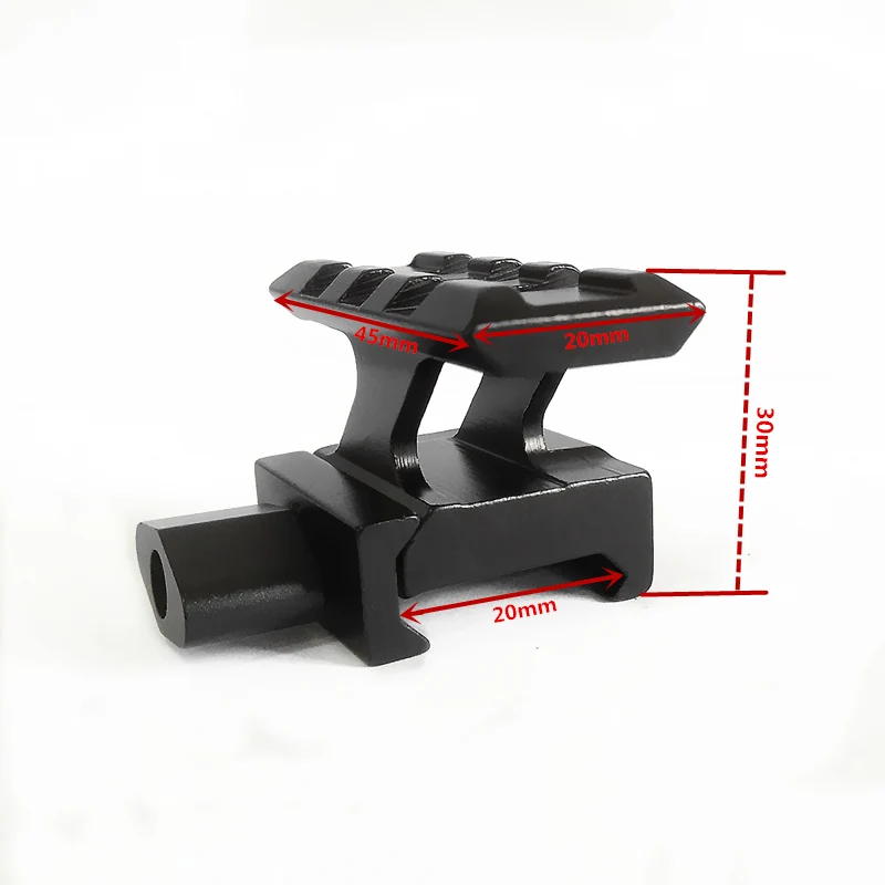 FIRECLUB Tactical Riser mount Rail Base QD Lockdown Series Lightweigh 3 Slot 20mm Picatinny Rail Weaver Adapter
FIRECLUB Tactical Riser mount Rail Base QD Lockdown Series Lightweigh 3 Slot 20mm Picatinny Rail Weaver Adapter